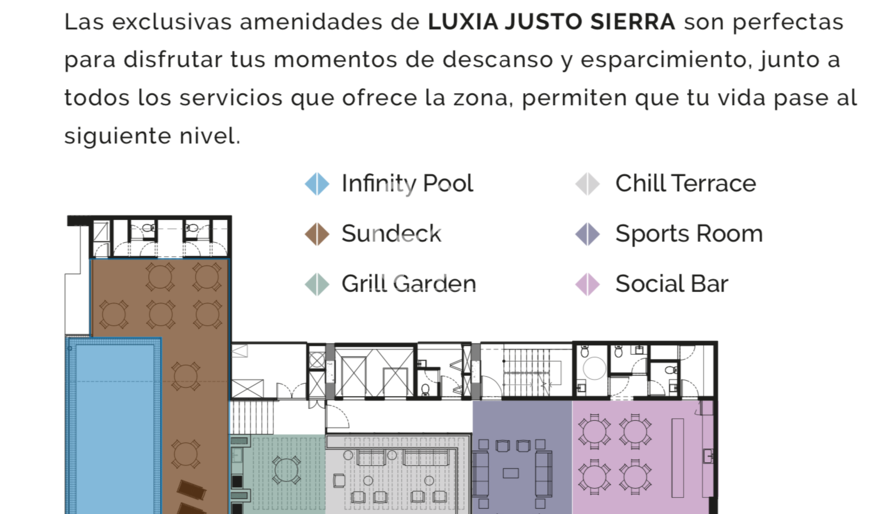 PRE VENTA LUXIA  JUSTO SIERRA DEPARTAMENTOS