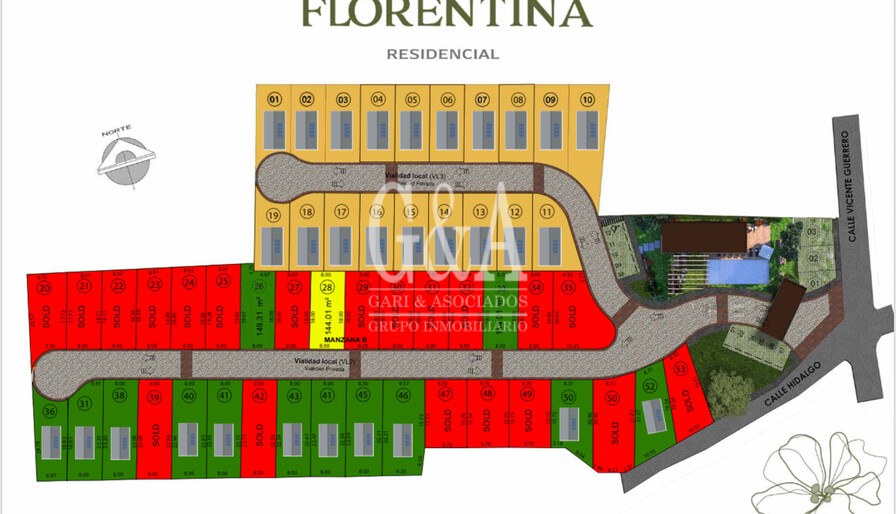 San Juan Cosala, FLORENTINA RESIDENCIAL.